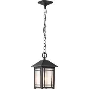 Image of Elstead Quoizel Cedar Point Outdoor Pendant Ceiling Light Black, IP44