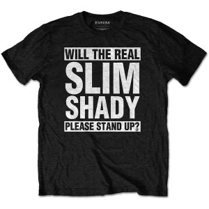 image of Eminem - The Real Slim Shady Mens Large T-Shirt - Black