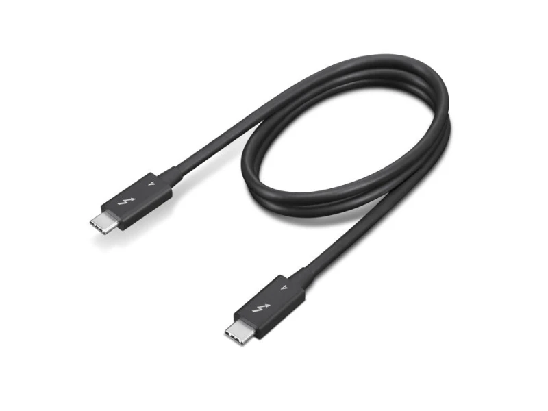 Image of Lenovo 4X91K16968 Thunderbolt cable 0.7 m 40 Gbit/s Black 4X91K16968