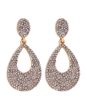 Image of Mood Pink Crystal Pear Drop Earring