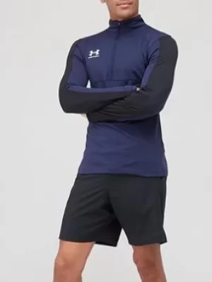 Image of Under Armour MENS Under Armour CHALLENGER MIDLAYER, Navy, Size 2XL, Men