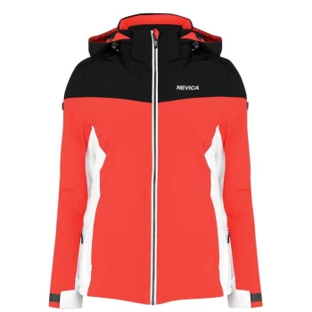 image of Nevica Vail Ski Jacket Ladies - Black/Red