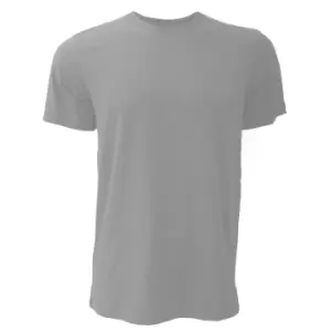 image of Canvas Unisex Jersey Crew Neck T-Shirt / Mens Short Sleeve T-Shirt (M) (Athletic Heather)