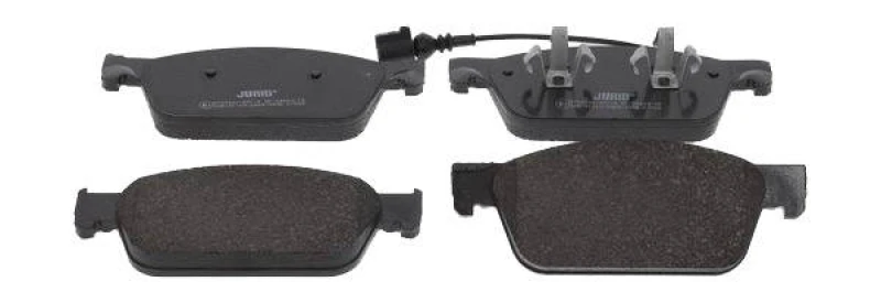 Image of JURID 573330J Brake pad set incl. wear warning contact Brake Pad Set,disc brake (402)