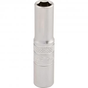 Image of Draper 1/4" Drive Polished Finish Deep Hexagon Socket Metric 1/4" 7mm