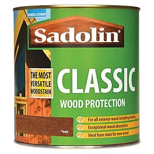 Image of Sadolin Classic Woodstain Teak 1L
