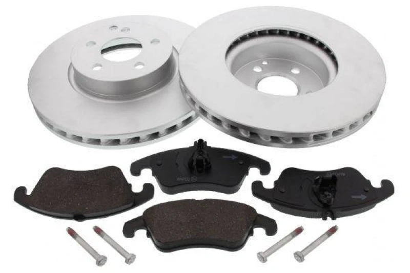 Image of MAPCO 47798HPS Brake disc and pads set Front Axle, Brake Disc Type: Vented, with anti-squeak plate Brake Set,disc brakes (3405)