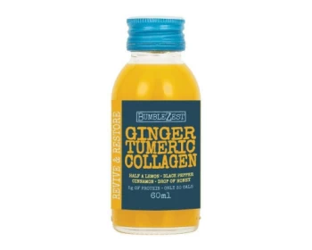 Image of Bumblezest Revive & Restore Ginger Turmeric Collagen Drink - 60ml (Case of 20)