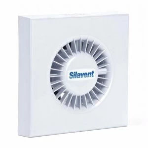 image of Silavent 4 Axial Extractor Bathroom Wall Ceiling Fan Backdraught Shutter and Timer