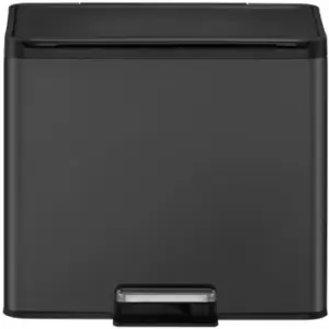 image of EKO - Pedal Bin Essential 2x15 l Black Black