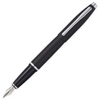 Image of Cross Calais Black Fountain Pen - Medium Nib