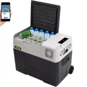 Image of VEVOR Car Refrigerator 30L Car fridge 12/24 v Compressor Car Mini Fridge Portable Car Refrigerator Freezer Vehicle Truck RV Boat Electric Cooler for D