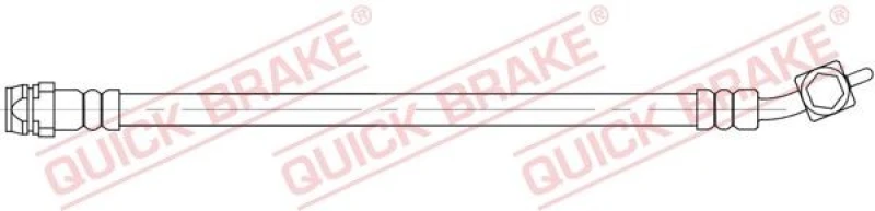 Image of QUICK BRAKE Brake hose QUICK BRAKE 58.005X