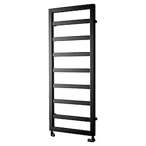 Image of Kensington Black Towel Radiator 1300x530mm