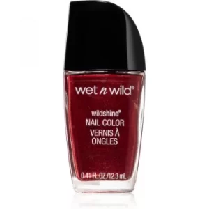Image of Wet N Wild Wild Shine High Coverage Nail Polish Shade Burgundy Frost 12.3ml