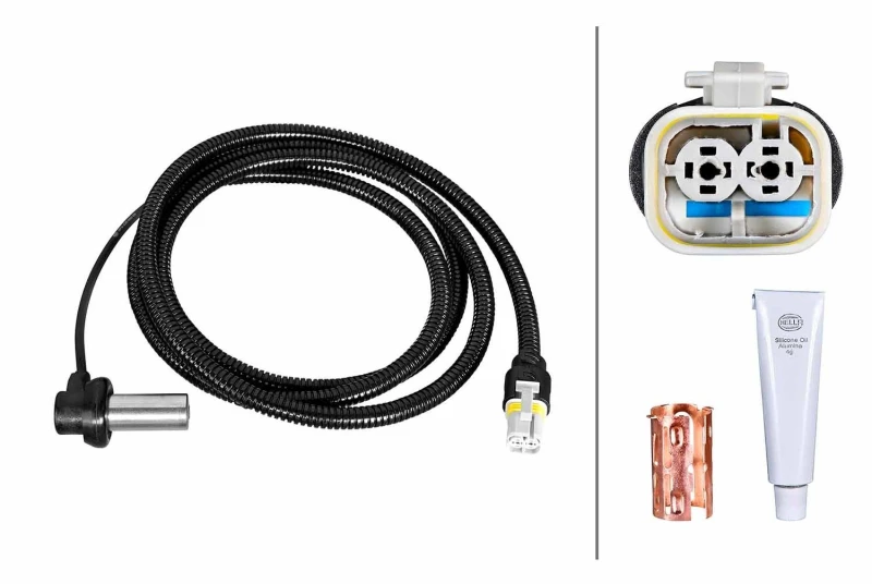 Image of HELLA ABS sensor HELLA 6PU 230 052-051