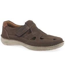 Image of Josef Seibel Anvers 81 Mens Extra Wide Fit Shoes mens Sandals in Brown,10