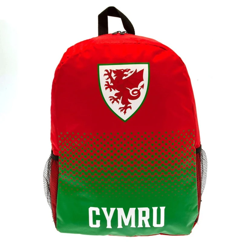 Image of FA Wales Mens Cymru Backpack in Red Red Male