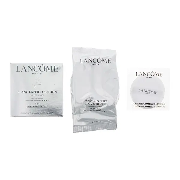 image of Lancaster Blanc Expert Cushion High Coverage SPF 50+ / Pa+++ Refill P-01 Foundation 13g