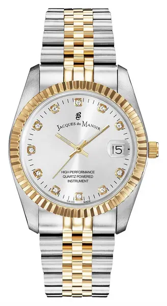Image of Jacques Du Manoir NRO.07 Inspiration Crystal (36mm) Silver Watch