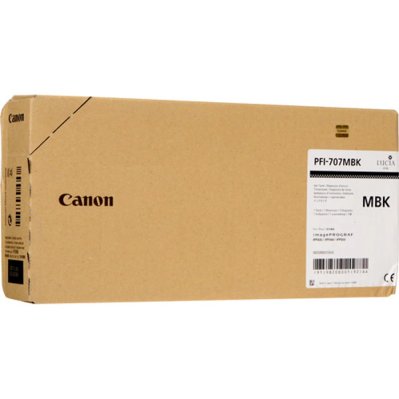 Image of OEM Canon 9820B001 PFI - 707MBK Matte Black Ink Cart