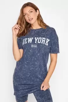 Image of Tall Oversized Slogan T-Shirt