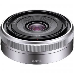 image of Sony E 16mm f2.8 Pancake Lens SEL16F28