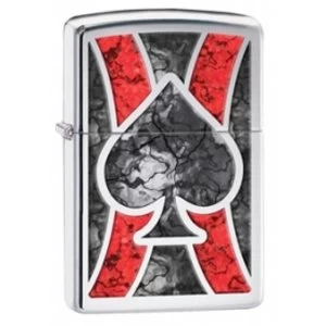 image of Zippo Ace High Polished Chrome Fusion Lighter