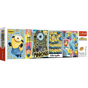 image of Trefl Panorama Minions Jigsaw - 1000 Piece