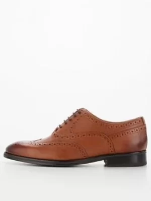 Image of Ted Baker Amaiss Leather Brogues, Tan, Size 10, Men