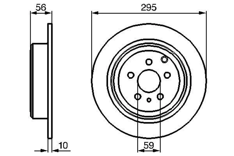 Image of Brake disc Bosch 0 986 478 435