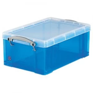 Image of Really Useful Box Plastic Storage 9 Litre Blue 255 x 395 x 155 mm