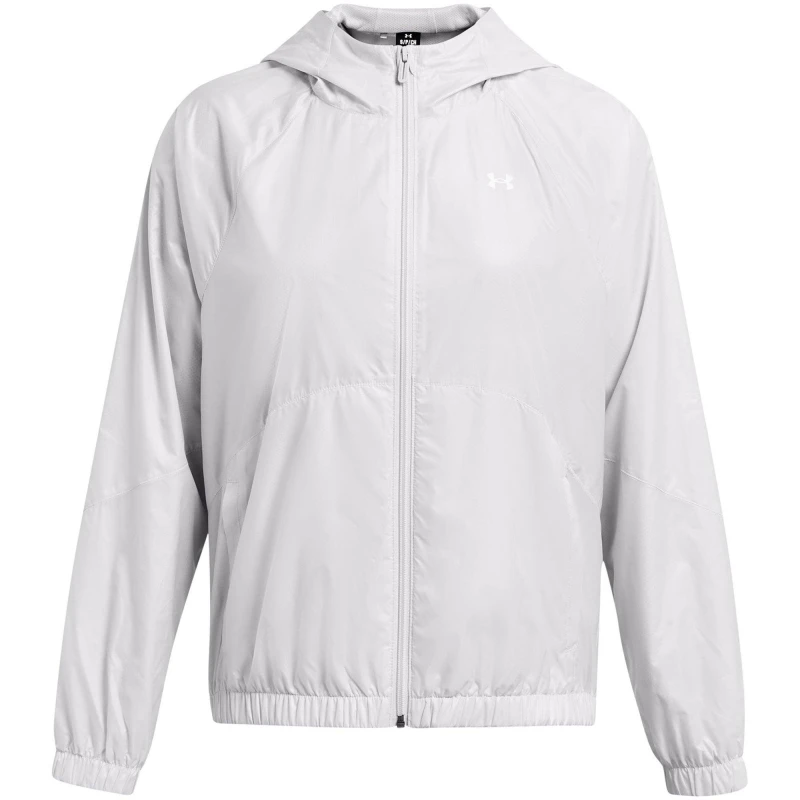 Image of Under Armour Rival Sport Windbreaker Womens - Grey Grey 10