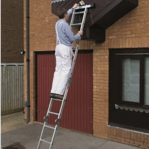 image of Youngman Multi Purpose 3 Way Hinged Ladder