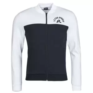 Image of Le Coq Sportif SAISON 2 FZ SWEAT N 1 mens Tracksuit jacket in Blue - Sizes XXL,S,M,L,XL
