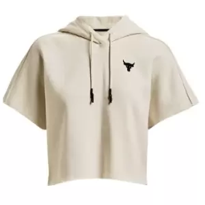 Image of Under Armour Amour Project Rock Fleece Hoodie Ladies - Green