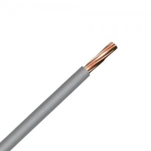 Image of Zexum Grey 4mm 7 Strand 32A Single Core 6491B LSZH Low Smoke Zero Halogen Round Power Insulated Conduit Wire - 1 Meter