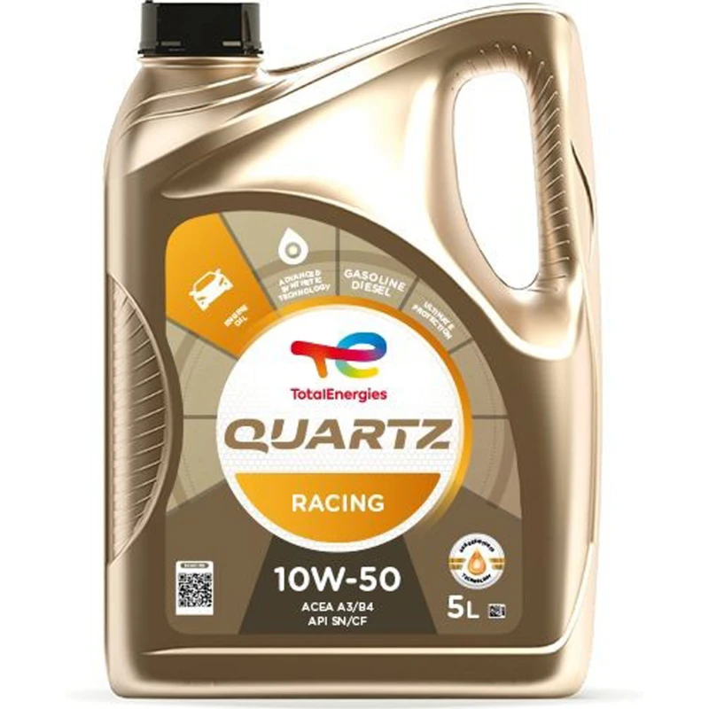 Image of TotalEnergies 213699 Engine oil TOTAL QUARTZ RACING 10W-50 Capacity: 5l Engine Oil (1862)