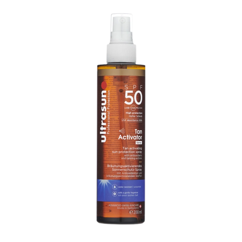 Image of Ultrasun Tan Activator Spray SPF50 200ml