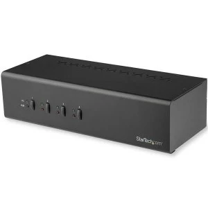 Image of Startech 4 Port Dual Link DVI KVM Switch 4K