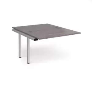 Image of Connex add on units back to back 1200mm x 1600mm - silver frame and grey oak top