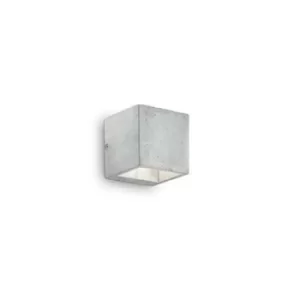 image of Kool 1 Light Small Wall Light Cement Grey, G9