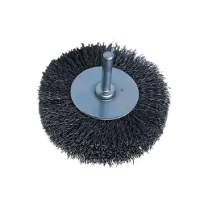 Image of 80X10MM Shaft Mounted Rotary Wire Brushes 30SWG.