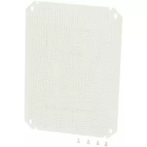 image of 4850070 neo mpi 3222 Multiperforated plastic mounting plate 275x165x3mm - Fibox