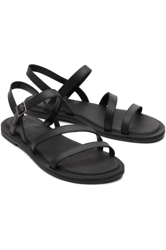 Image of Toms Womens Kira Sandal Black Size: 6 Black Female 6