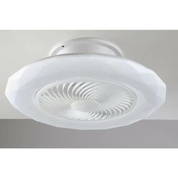 Image of Fan Europe Lighting - Fan Europe Skyron - LED Ceiling lamp with fan, WiFi Smart, Voice Control, White Starry Sky Effect,