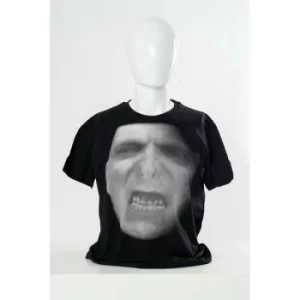 Image of Voldemort Black Harry Potter Unisex T-Shirt Small