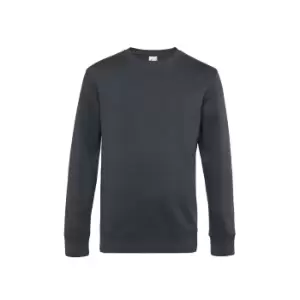 Image of B&C Mens King Crew Neck Sweater (2XL) (Asphalt)