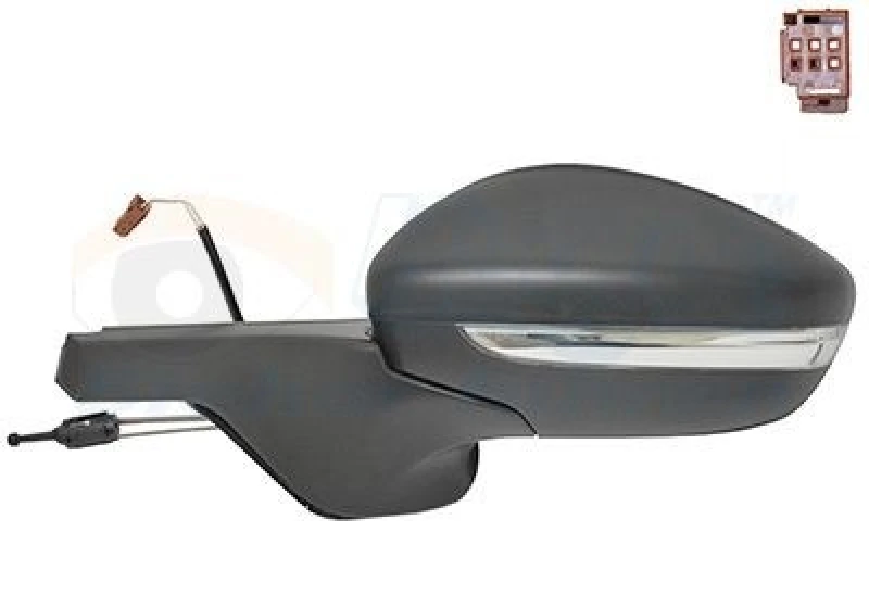 Image of VAN WEZEL Wing mirror VAN WEZEL 0937803
