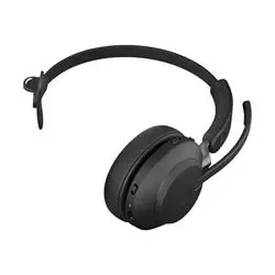 Image of Jabra Evolve2 65 USB-A MS Mono Headset with Desk Stand - Black